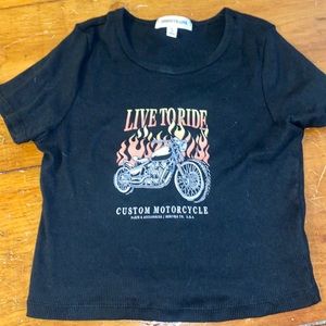 Motorcycle baby tee